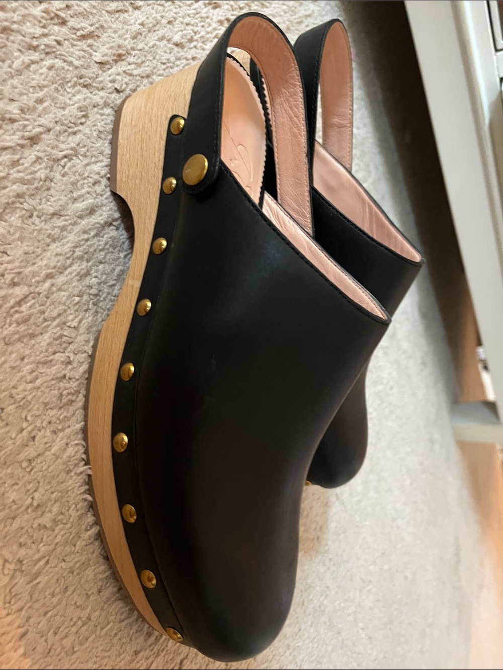 J. Crew clogs! Worn once! Excellent condition.